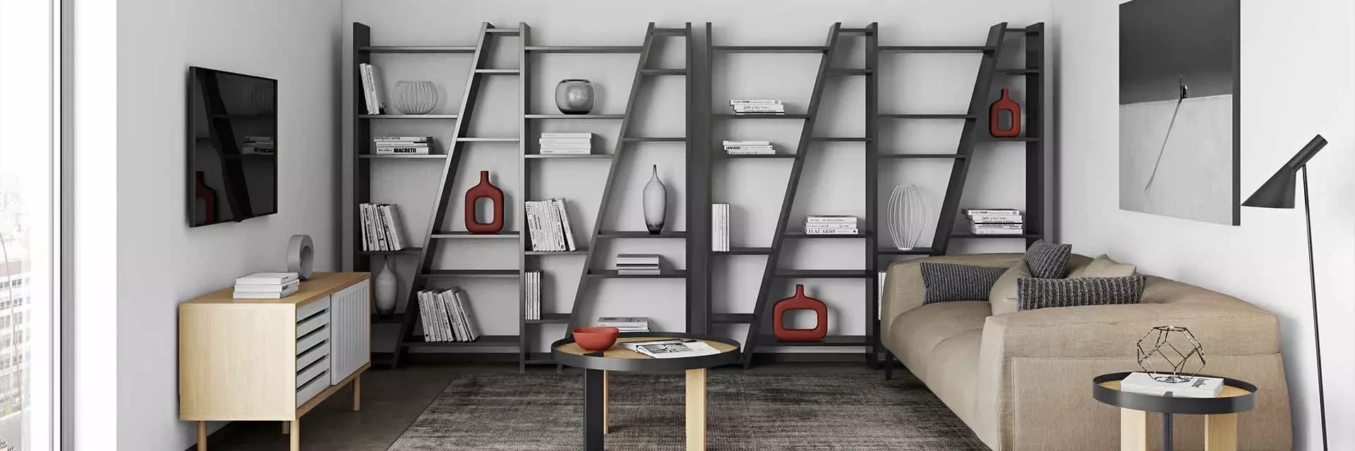 Scopri la Collezione slide-librerie-design