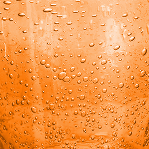 Vetro Bollicine - Arancione