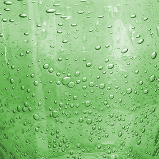 Vetro Bollicine - Verde