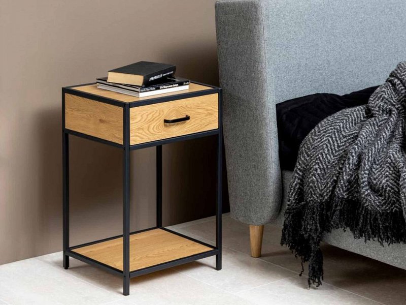 Oo-Home Living Comodino Saria con cassetto