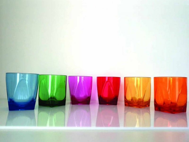MSC International 10141 Pennarelli identificatori di bicchieri Multicolore Set di 4 