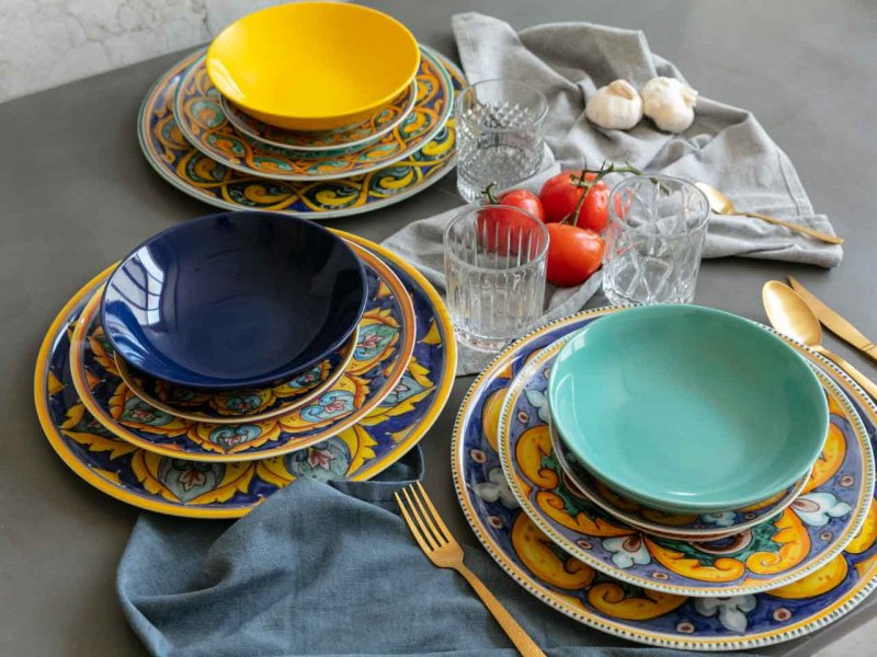 Villeroy & Boch Floreana Blue Blu Bianco Servizio Tavola Set Piatti 18 –  Prestige Home