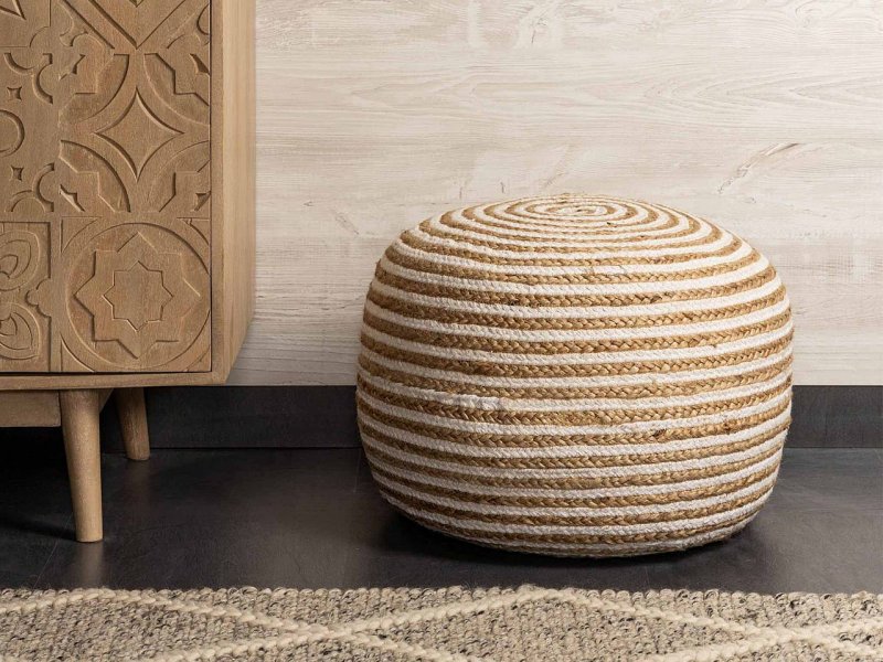 Oo-Home Selection Pouf rotondo Rotoba Ø 50