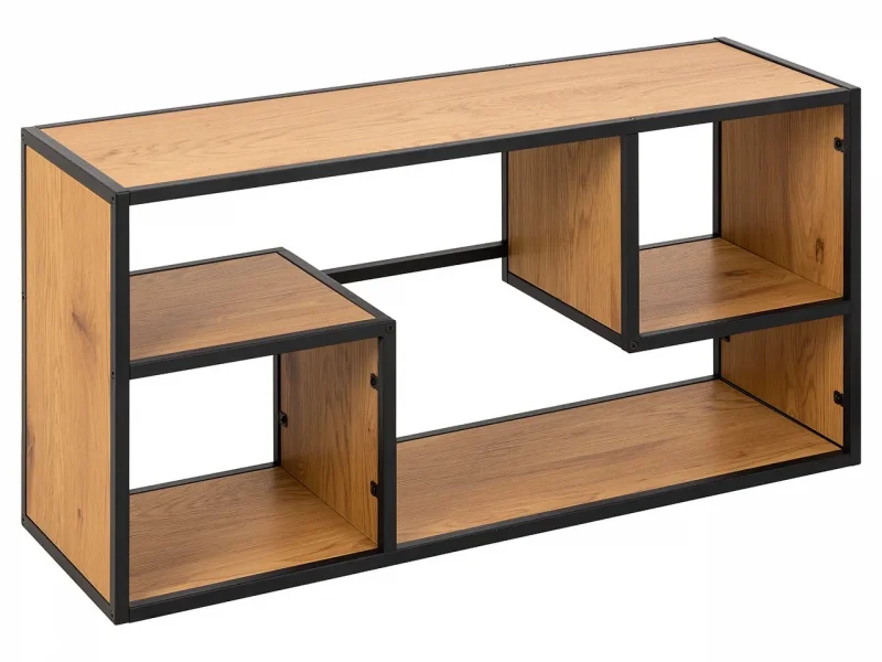 Oo-Home Living Libreria bassa asimmetrica Saria 95x45