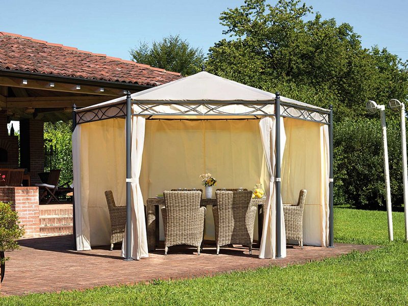 Oo-Home Selection Copertura Gazebo Ferro Esagonale