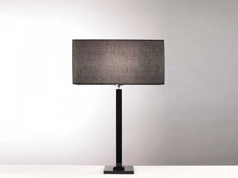 Cristallo di Corte Lampada Elegance base quadra paralume rettangolare h 68