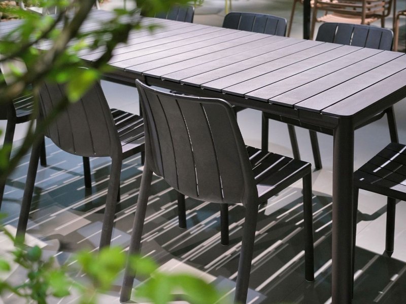 Nardi Set Tavolo Tevere 147/211 con 8 Sedie Tiberina Bistrot
