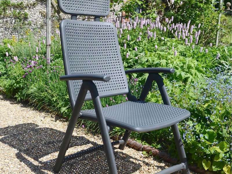 Nardi Set tavolo Libeccio 160/220 con 6 poltrone Acquamarina