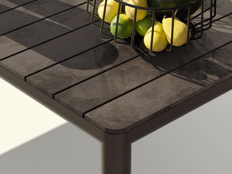 Nardi Set Tavolo Tevere 210/280 con 6 Sedie Tiberina Armchair