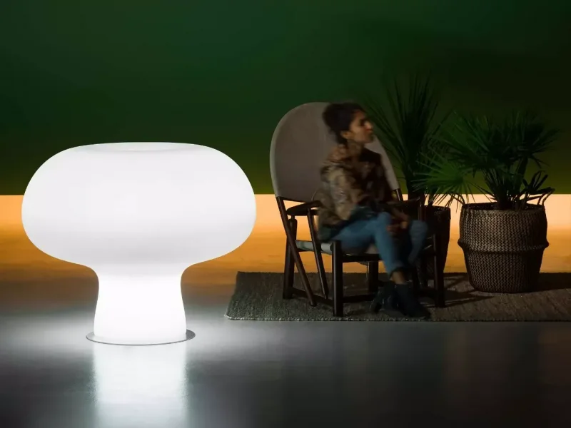 Plust Vaso Boyo Light con Kit Luce Outdoor