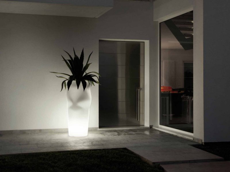 Plust Vaso Saving/Space/Vase Light con Kit Luce Outdoor