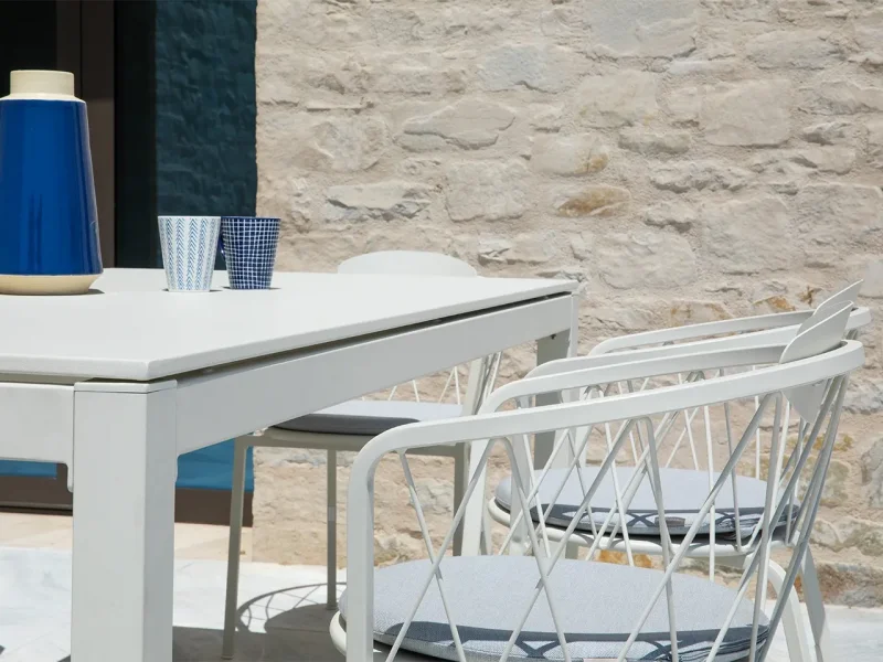 Vermobil Set Tavolo Extia 140/180 con 6 Sedie Daisy
