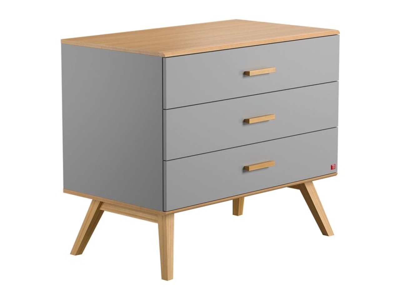 Comò Nautis bianco/rovere - v5