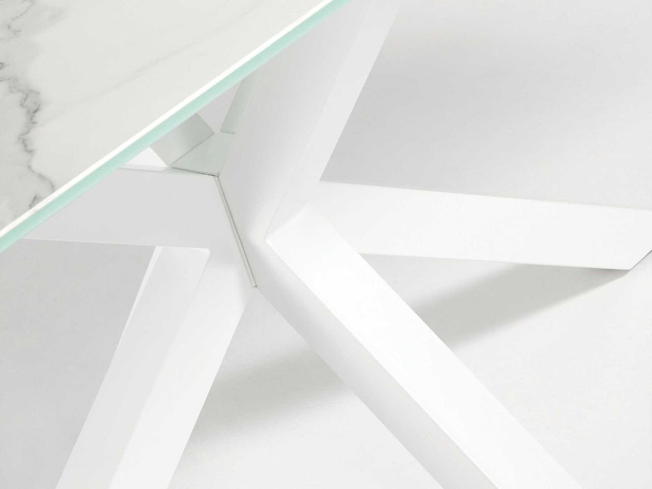 Tavolo Asterisco 160 bianco piano porcellanato -2