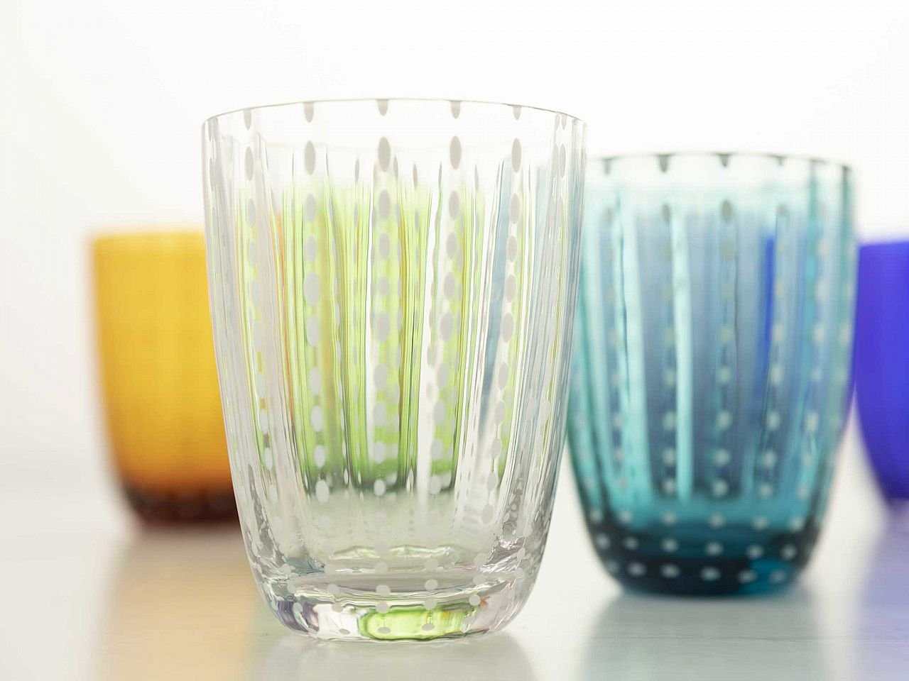 Set bicchieri Kalahari multicolor 1 - 6 pezzi in vetro -3