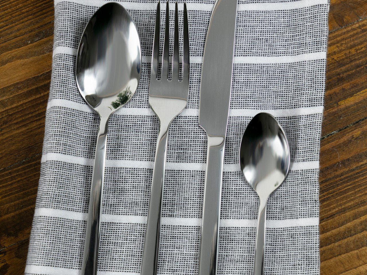 Set posate Lexington 24 pezzi in acciaio lucido silver -1