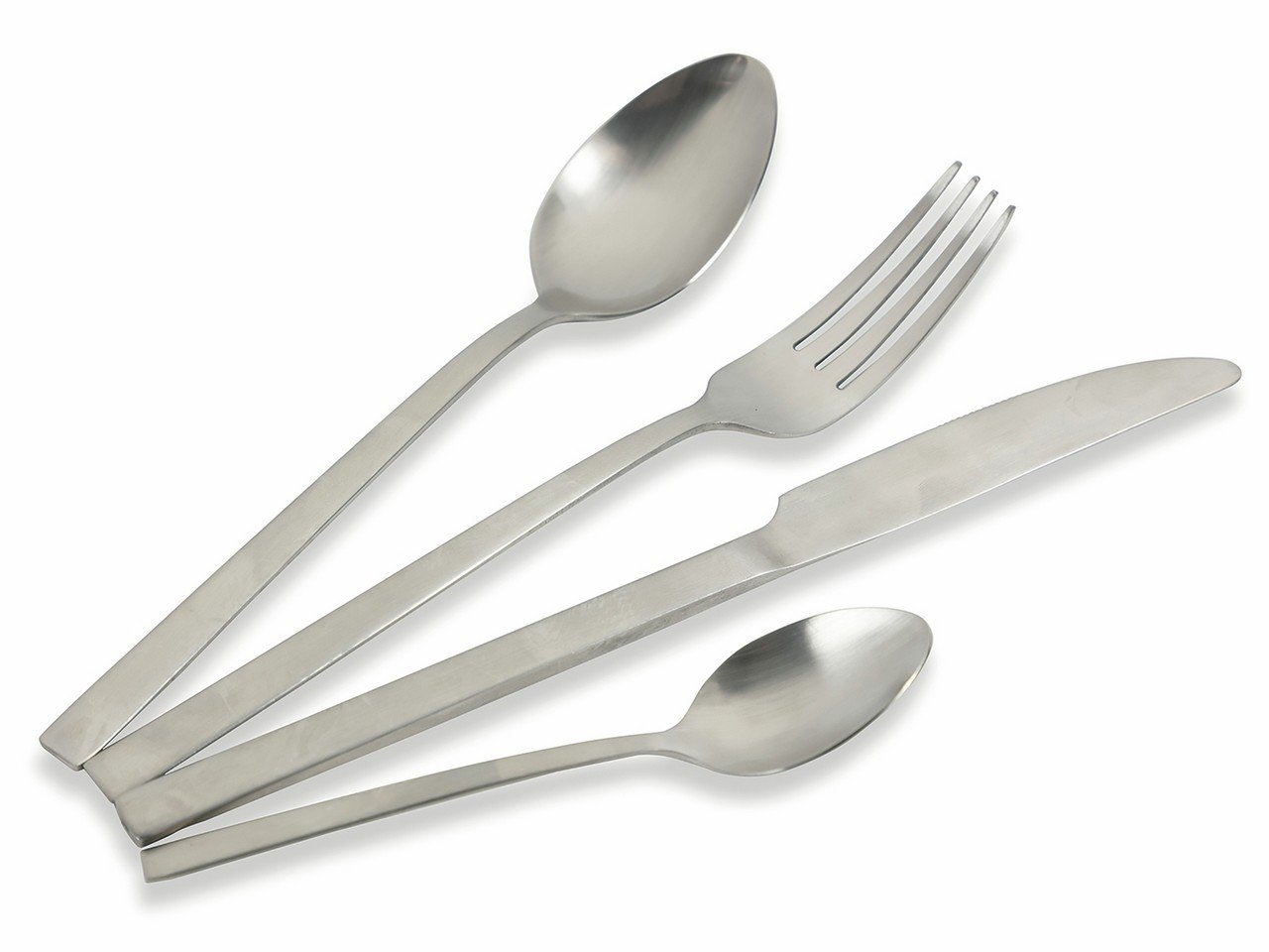 Set posate Lexington 24 pezzi in acciaio opaco silver -5