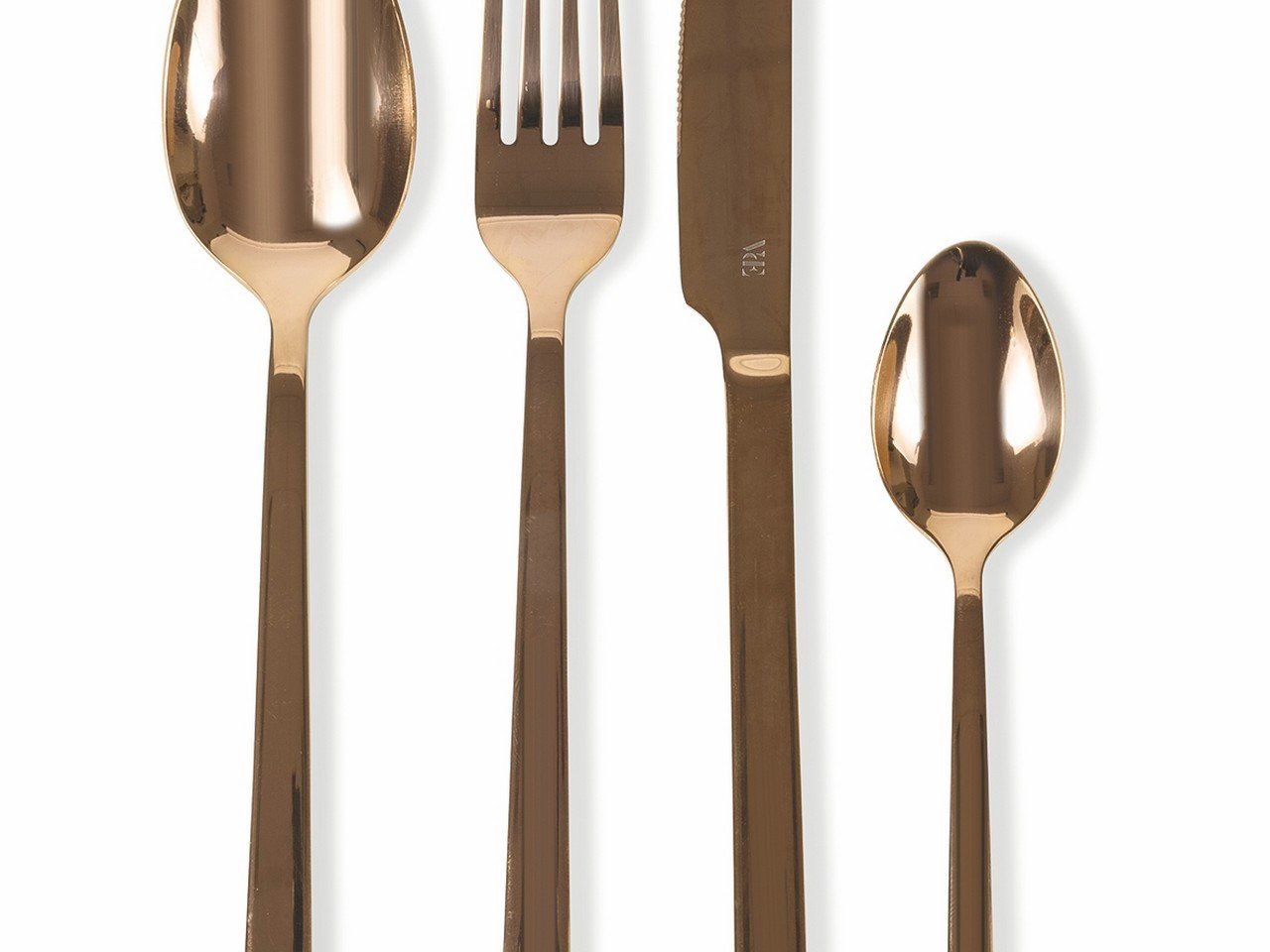 Set posate Lexington 24 pezzi in acciaio lucido copper -5