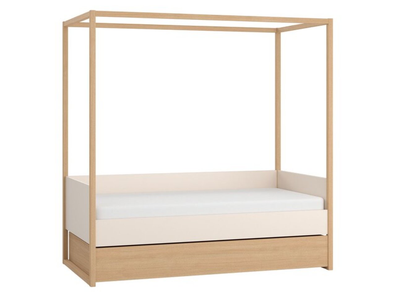 Letto singolo con baldacchino 4 You Fresh -3