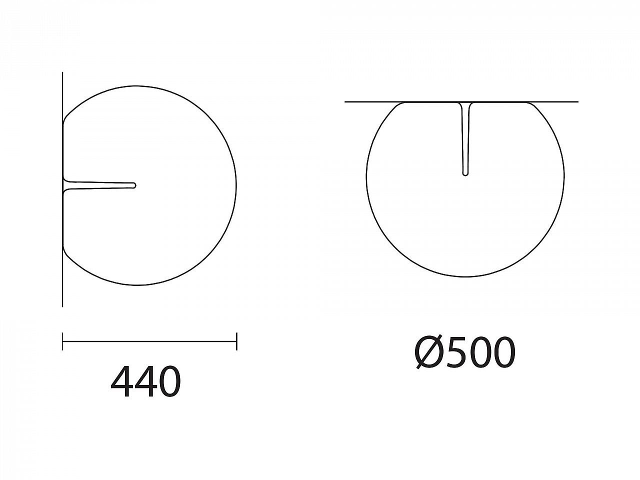 Lampada da parete/soffitto Happy Apple 330A -1