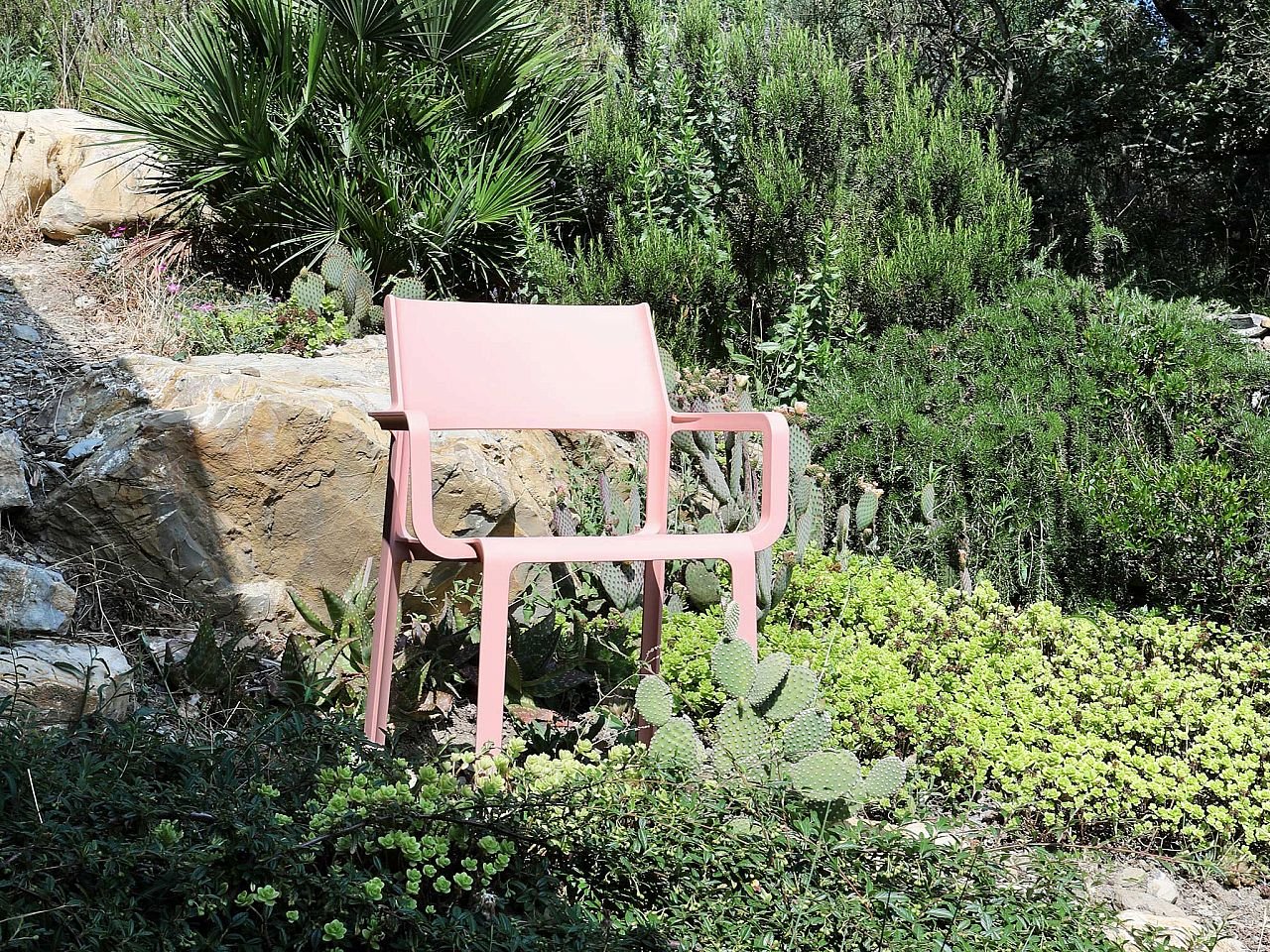 Sedia da giardino Trill con braccioli - v14