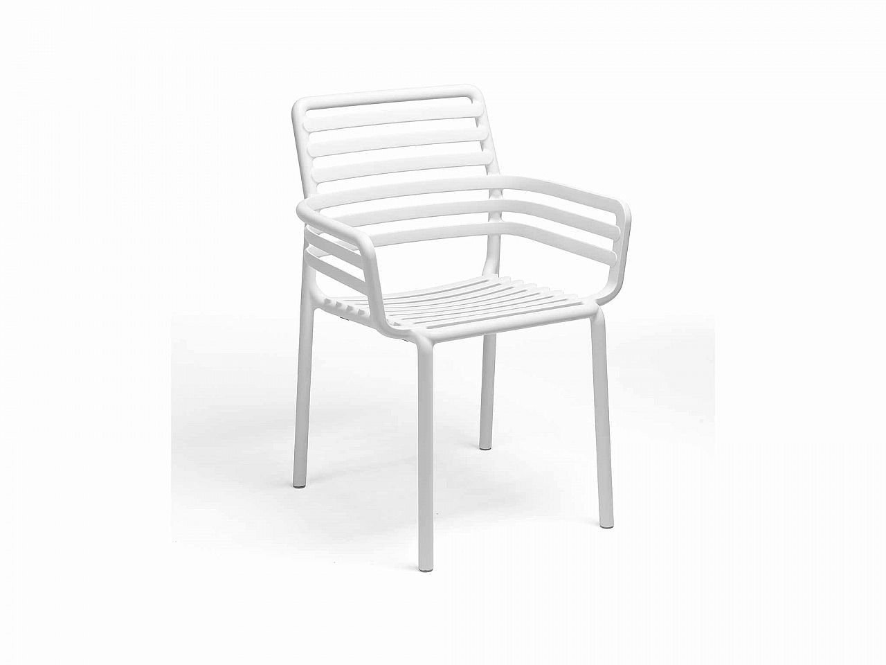 Set tavolo Rio Alu 210/280 con 8 sedie Doga Armchair Bicolore - v16