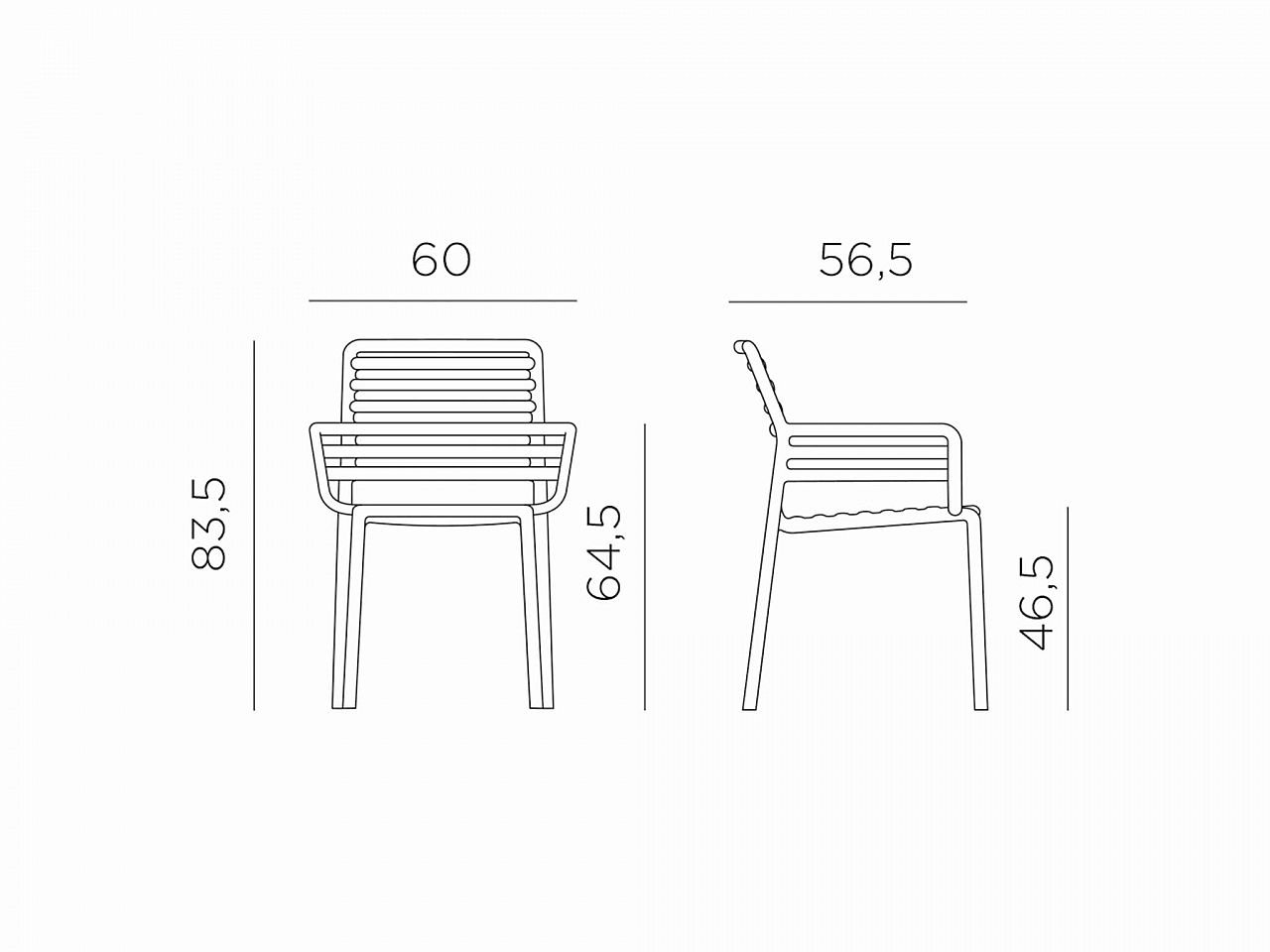 Sedia da giardino Doga Armchair -1