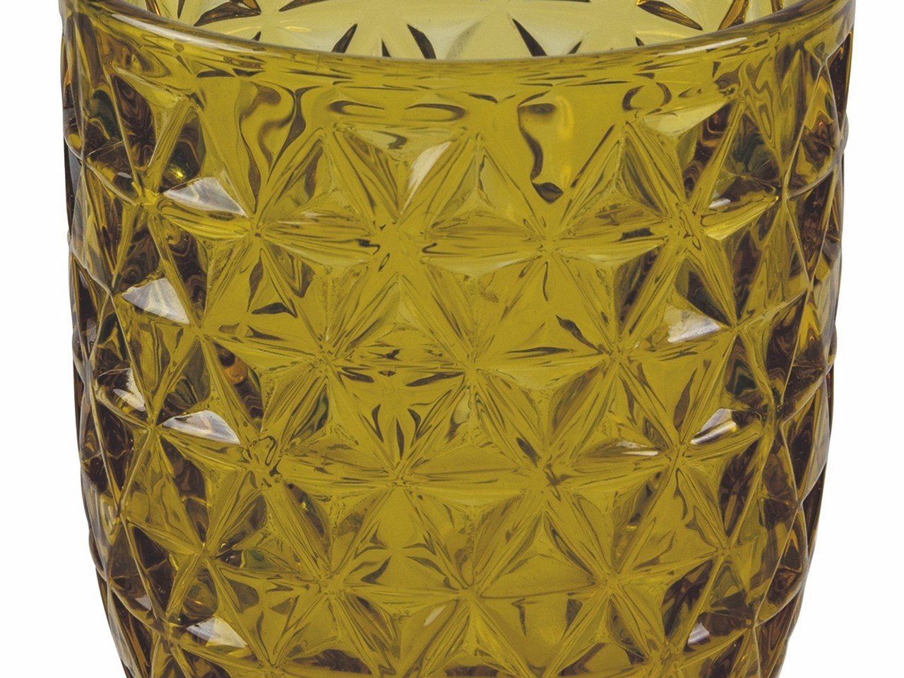 Set bicchieri Geometrie 6 pezzi in vetro colorato con lavorazion -3