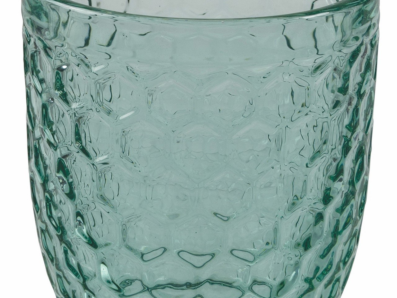 Set bicchieri Geometrie 6 pezzi in vetro colorato con lavorazion -4