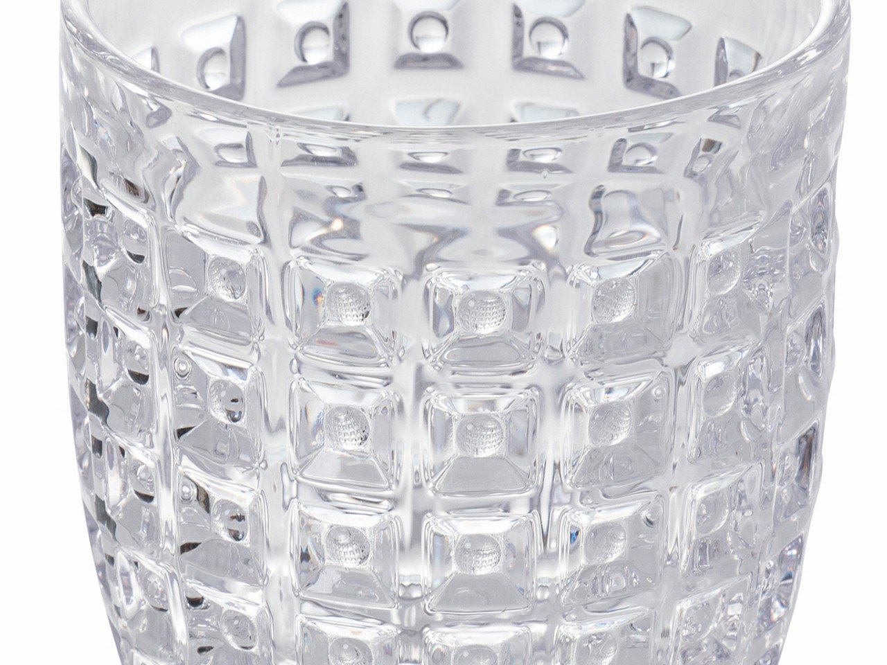 Set bicchieri Geometrie 6 pezzi in vetro colorato con lavorazion -5