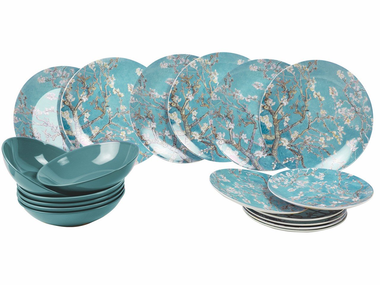 Servizio tavola Japanese Dream 18 pezzi in gres e New Bone China -23