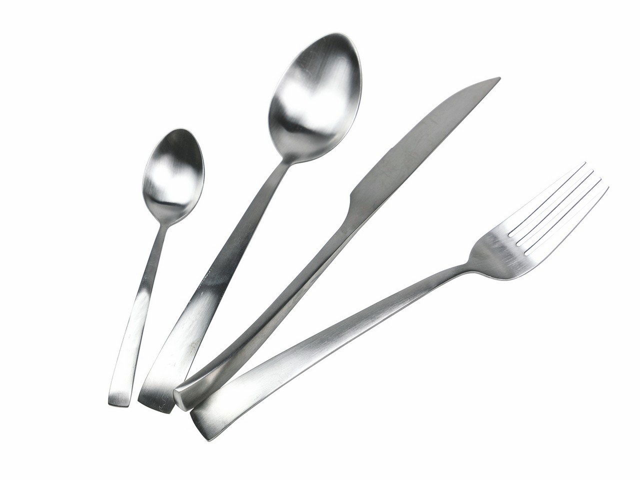 Set posate Park Avenue 24 pezzi in acciaio silver opaco -4