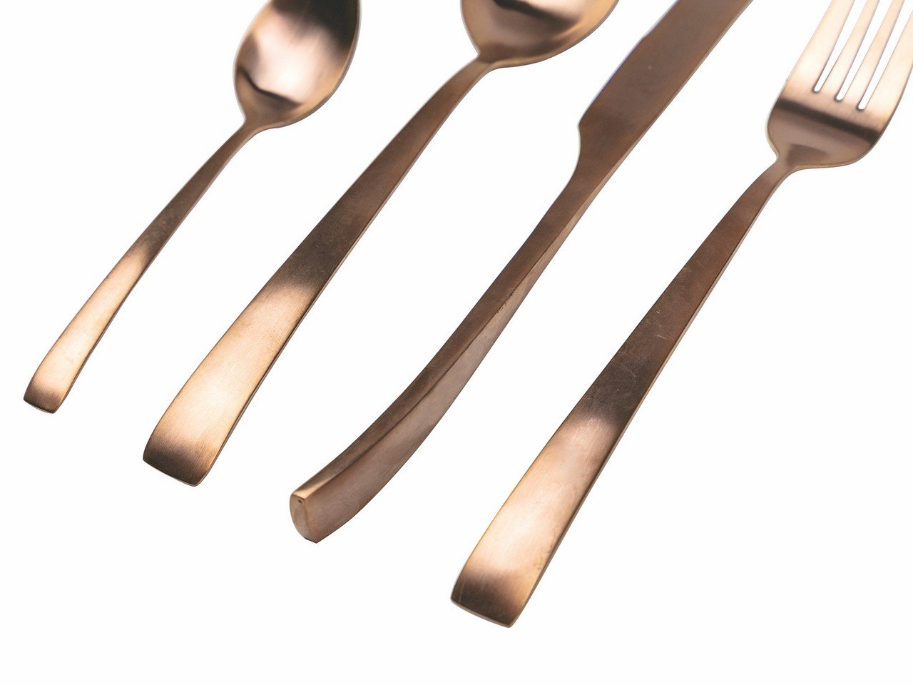 Set posate Park Avenue 24 pezzi in acciaio copper opaco -5