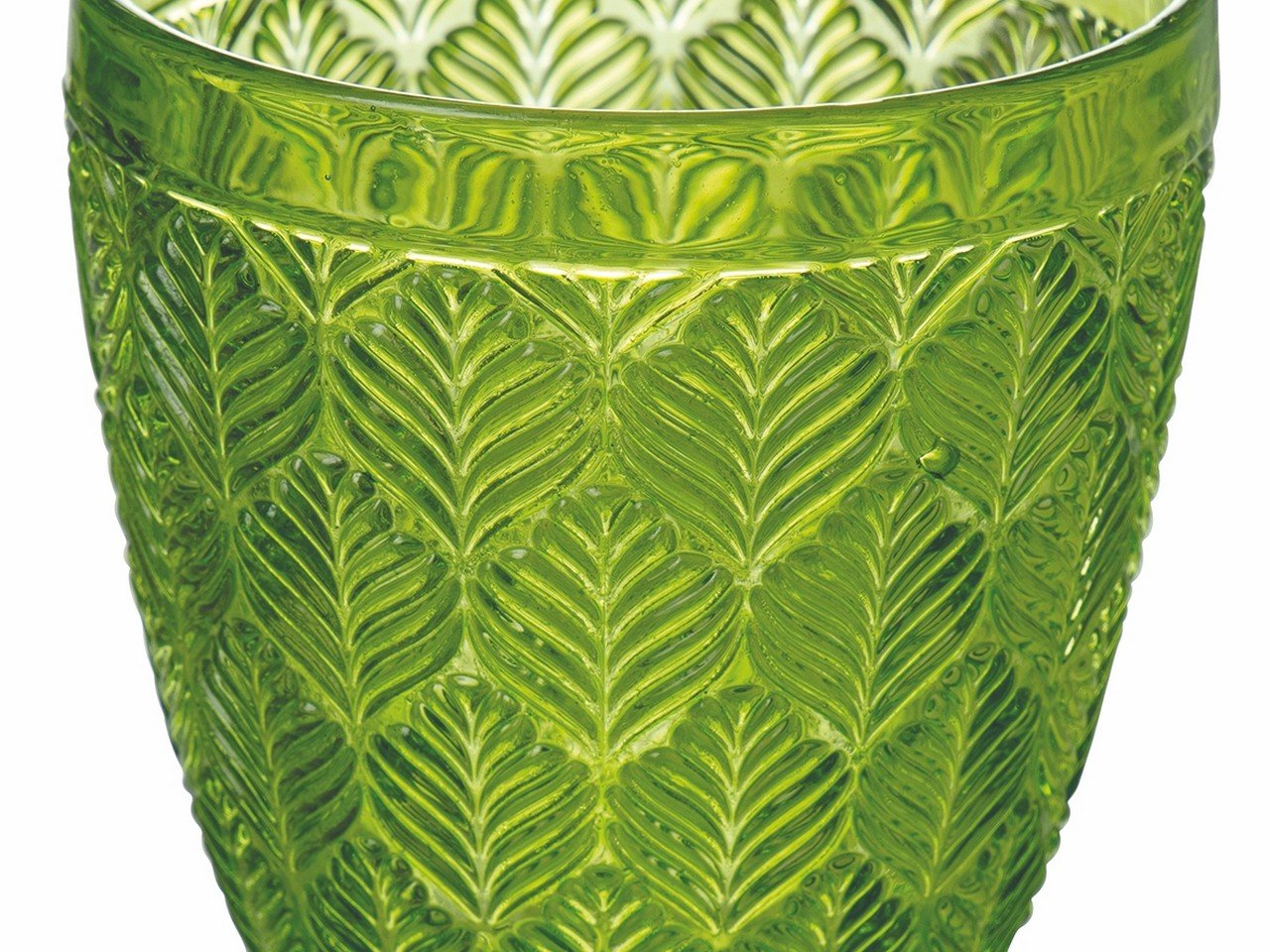 Set bicchieri Bali Leaf 6 pezzi 320 ml in vetro -3