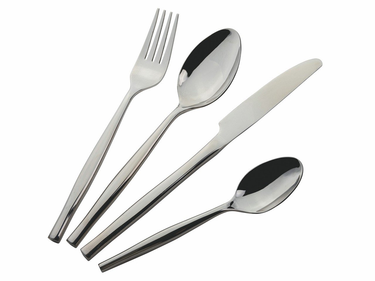 Set posate Cult 24 pezzi in acciaio silver lucido -16