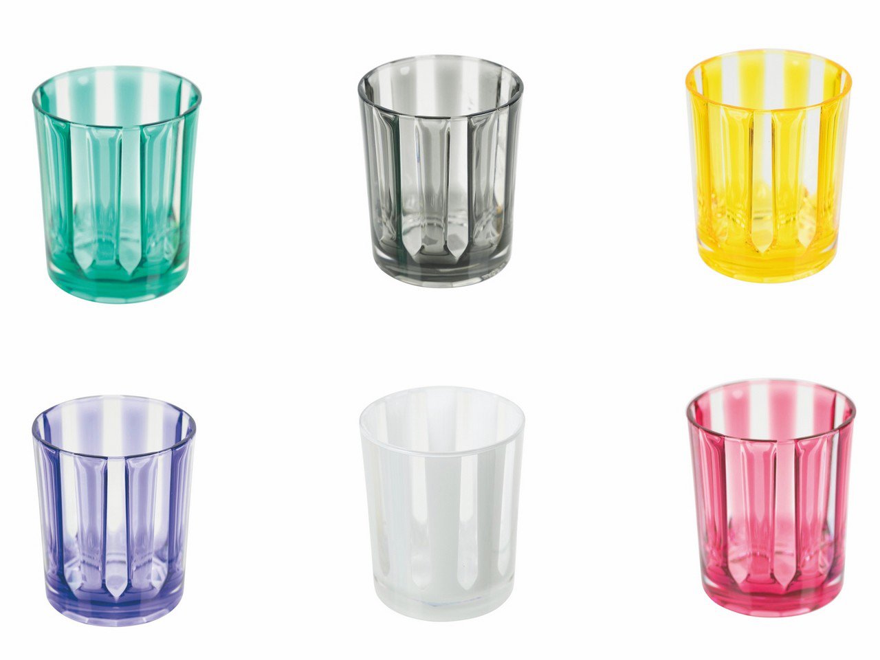 Set bicchieri 436 ml 6 pezzi in plastica -1