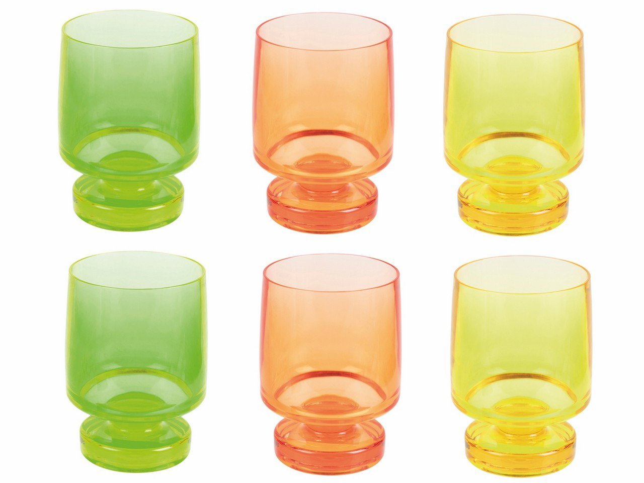 Set bicchieri 356 ml 6 pezzi in plastica -1