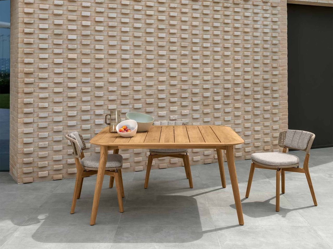 Tavolo da Pranzo Moon/Teak 150x150 -1