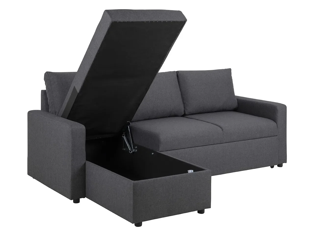 Divano Letto con chaise longue Luna -5