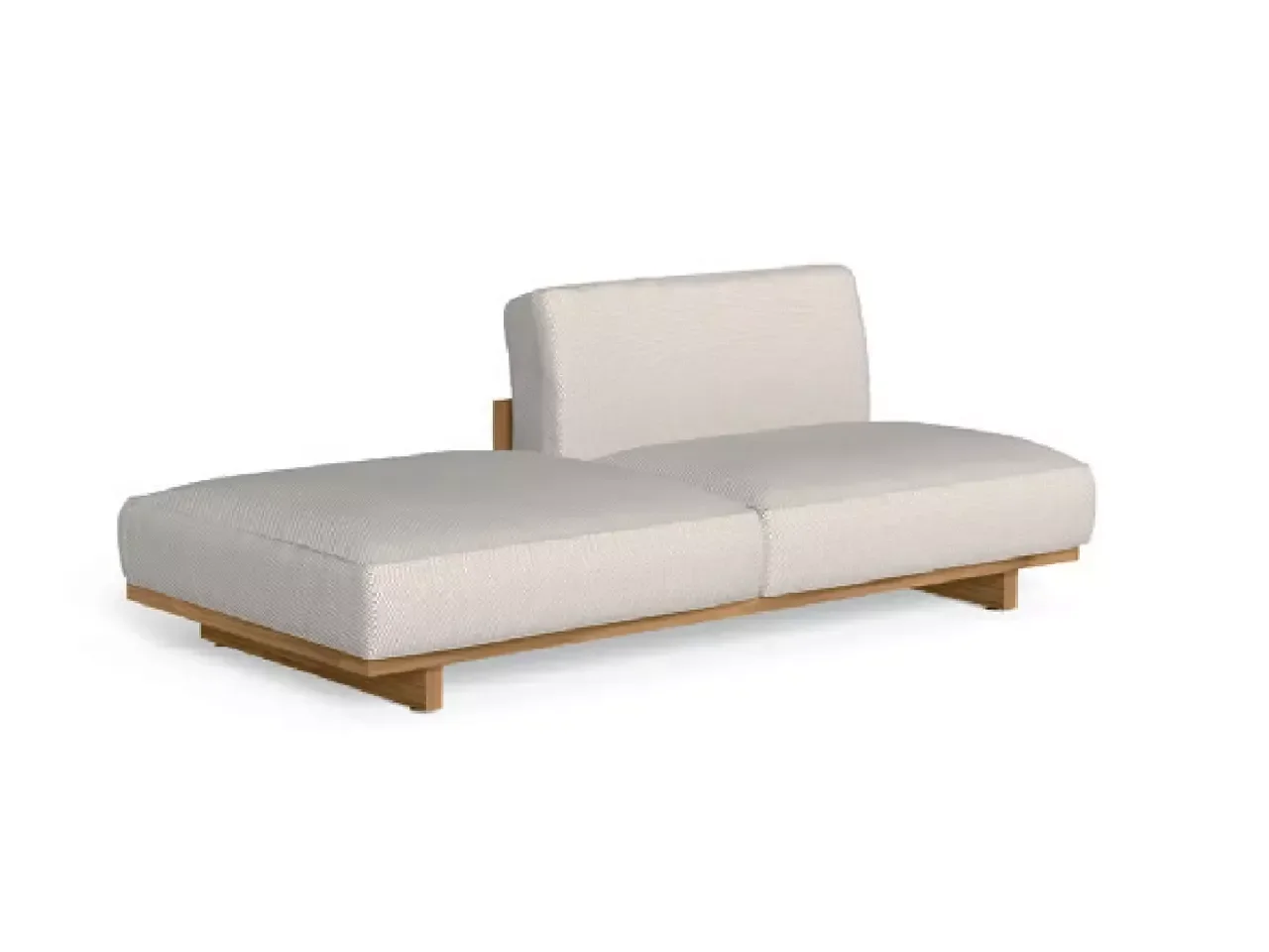 Divano Destro Argo/Wood con Pouf - v5