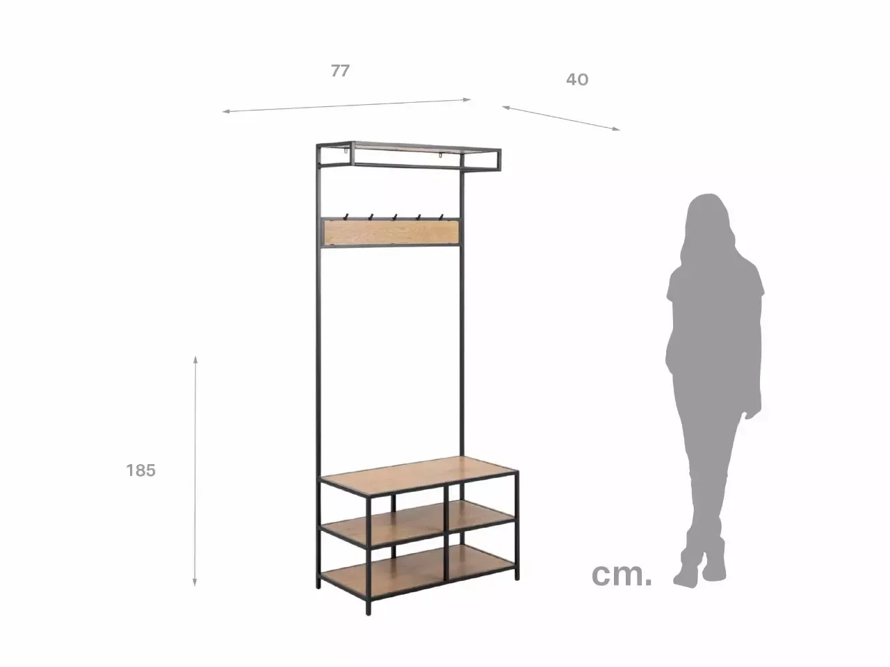 Appendiabiti Saria 185x77 - 1