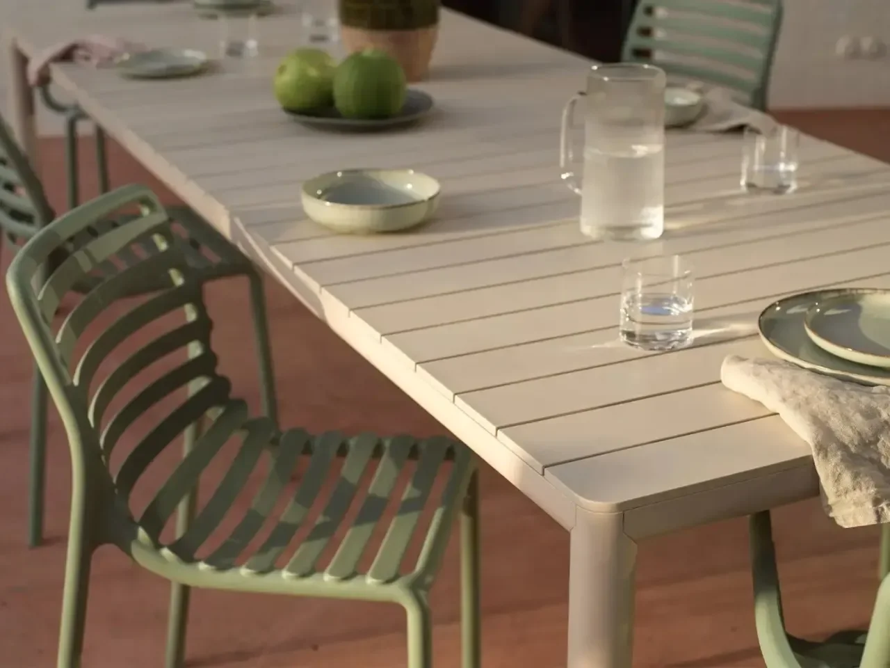 Set Tavolo Tevere 147/211 con 8 Sedie Tiberina Bistrot -1