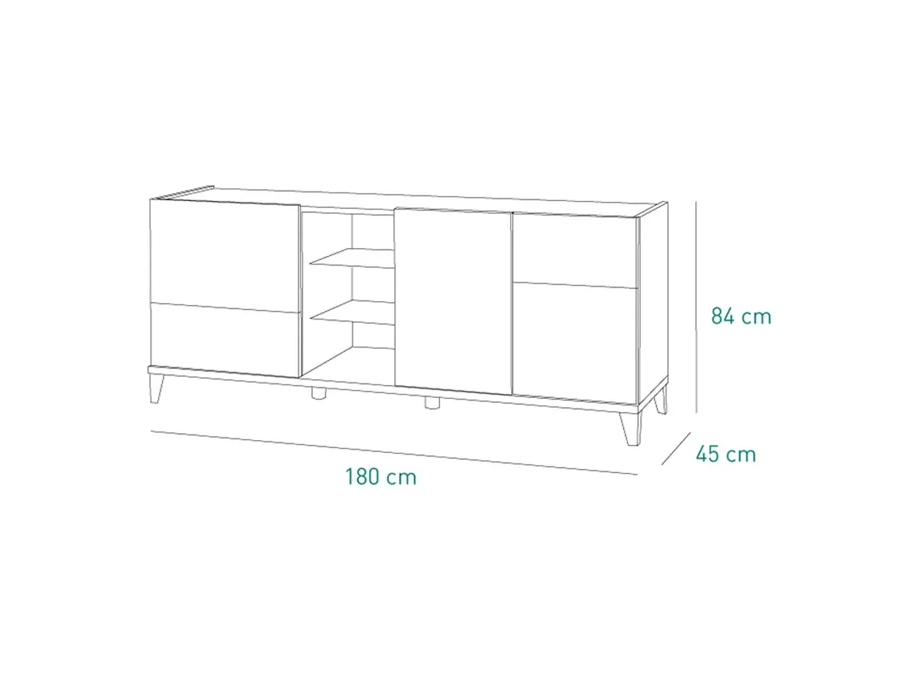 Credenza bassa Matera - 1