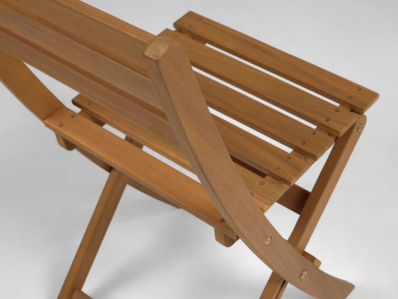 Set tavolo e 2 sedie pieghevoli Ellis in legno -4