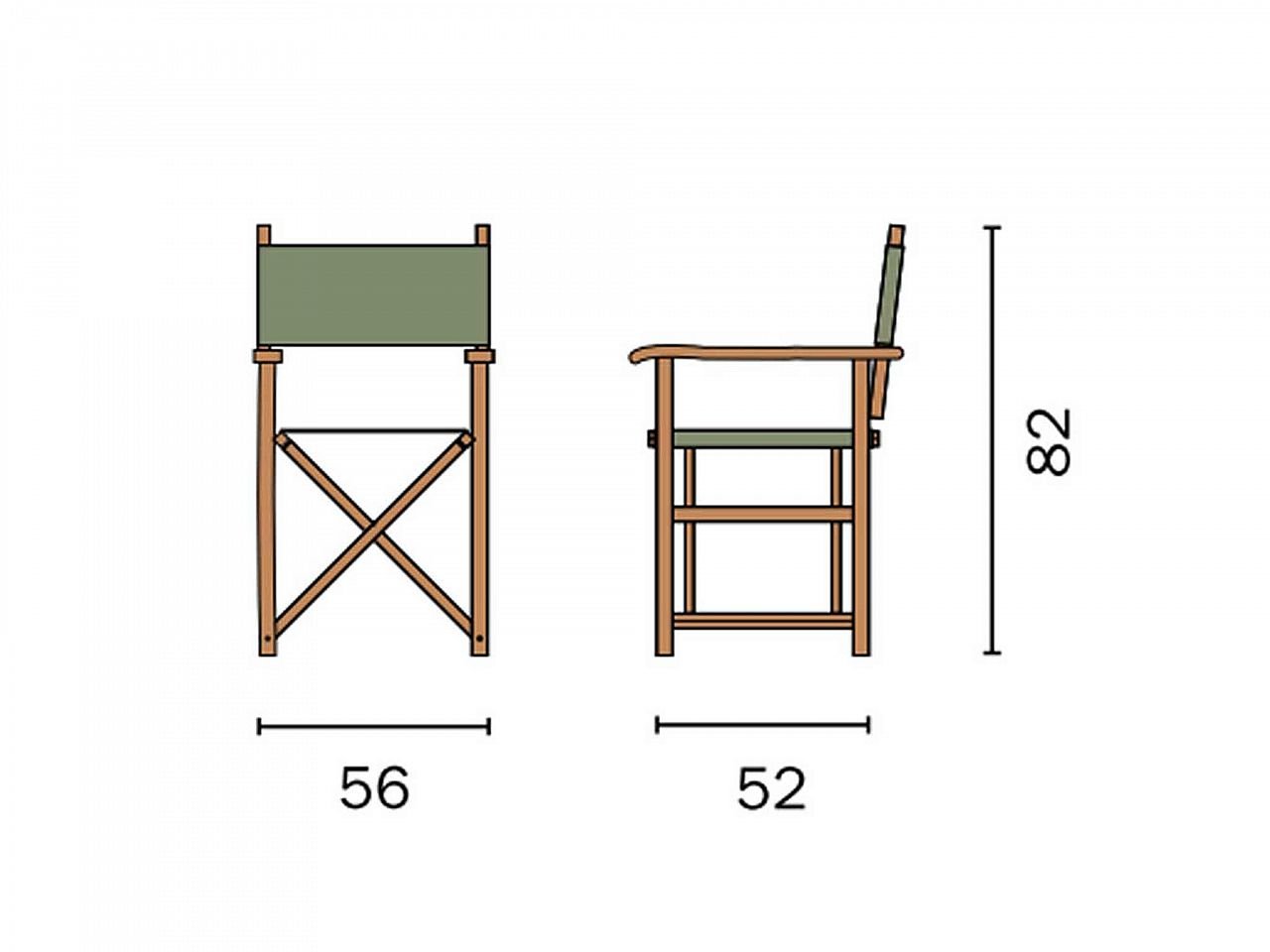 Sedia Regista Capri -1