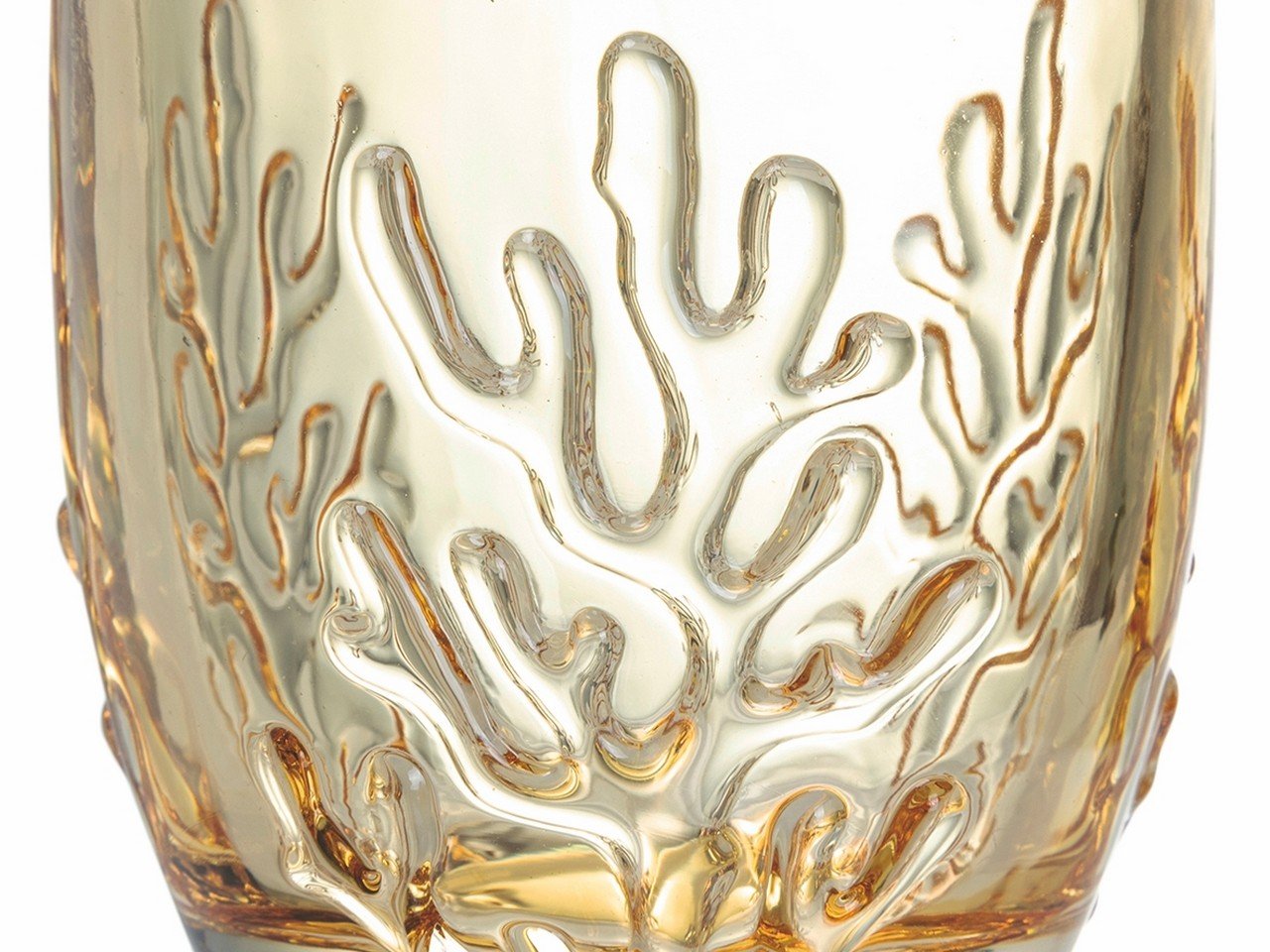 Set bicchieri Coral Shades of Amber 6 pezzi 340 ml in vetro - v5