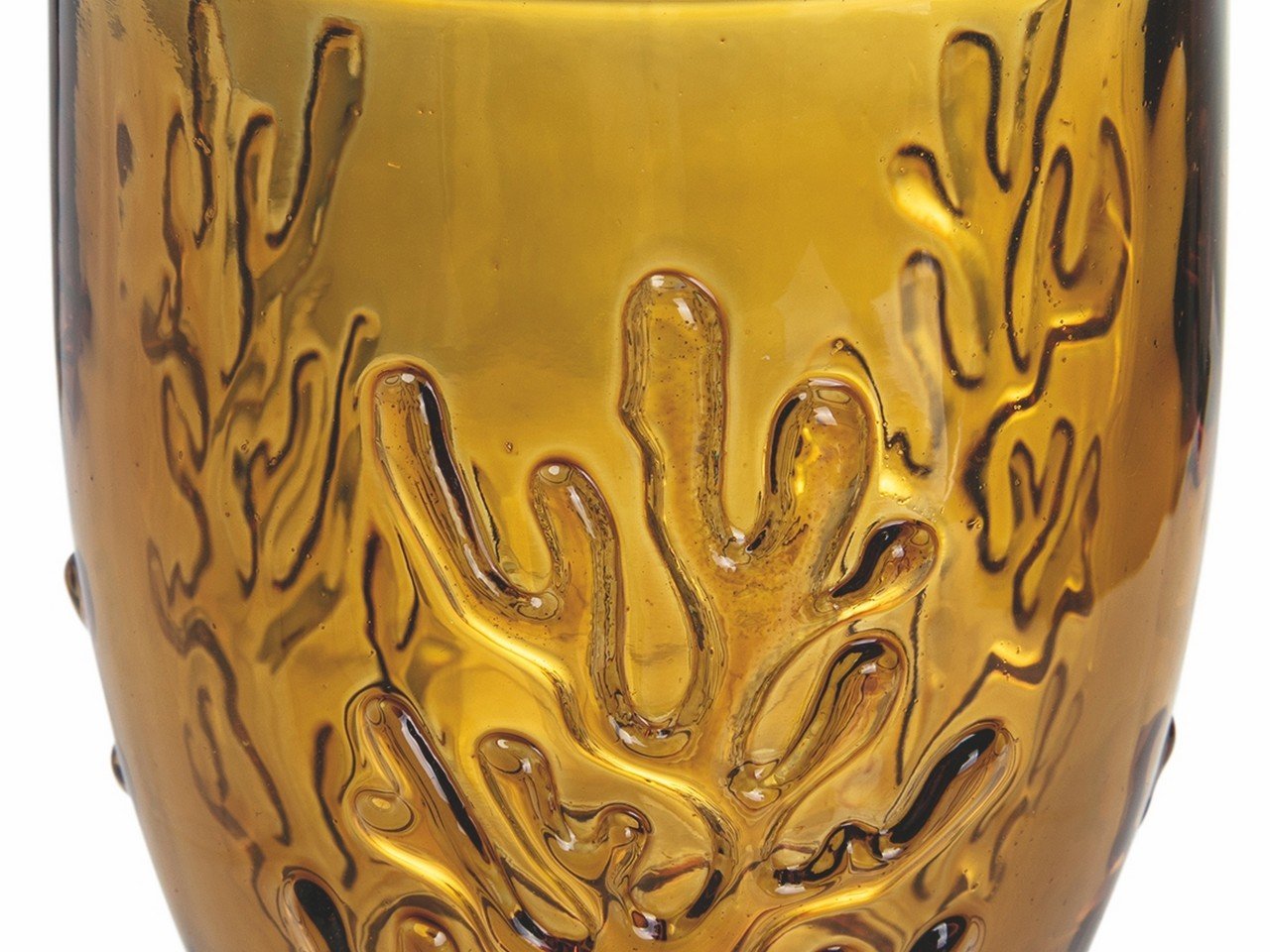 Set bicchieri Coral Shades of Amber 6 pezzi 340 ml in vetro - v6