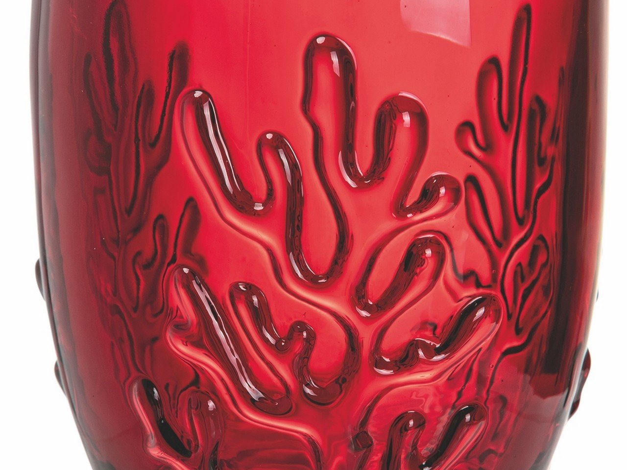Set bicchieri Coral Shades of Amber 6 pezzi 340 ml in vetro - v8