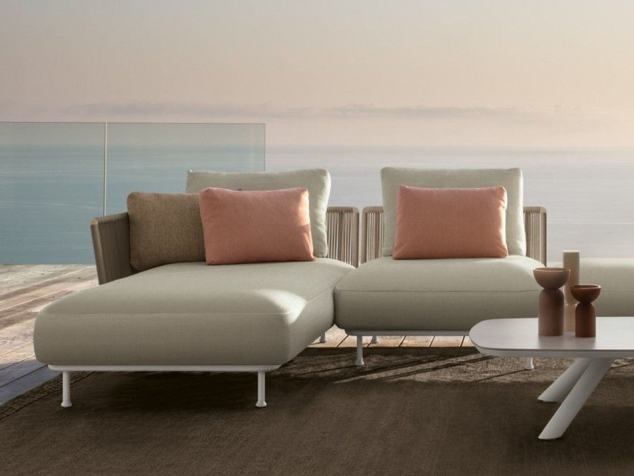Divano Lounge Destro Coral -1