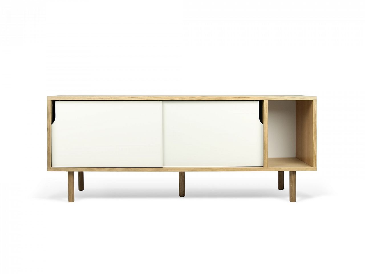 Credenza Dann 165 gambe in legno - v12